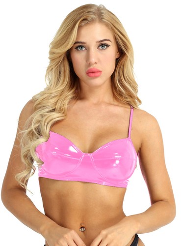 DE Sexy Damen Dessous Wetlook Unterwäsche 2Stück BH und Höschen Set Clubwear - 第 23/32 張圖片
