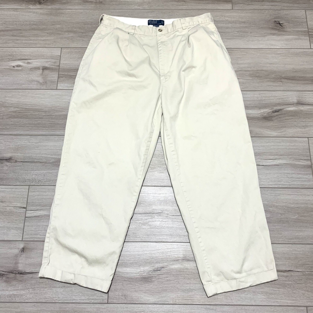 90s Ralph Lauren Hammond Pant アイボリ　30×30 Vintage 90s Polo Ralph Lauren Hammond Chino Pant Men's Sz