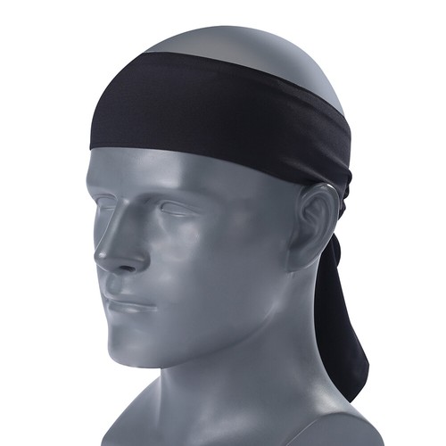  Banda para el cabello pirata negra de EE. UU. Diadema deportiva para sudar vendaje tenis correr cabeza urdimbre - Imagen 8 de 8