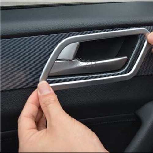 For Hyundai Sonata 2015-2019 Matte Interior Door Handle Catch Cover Trim - Picture 5 of 5