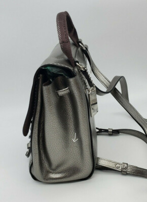 Coach Mini Derby Backpack Bookbag F16605 Gunmetal NWOT Coach Mini Derby Backpack Bookbag F16605 Metallic  main image 4