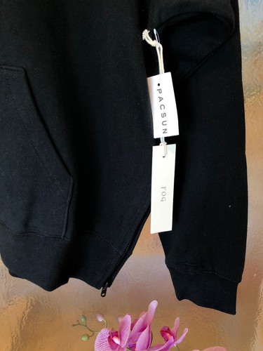 FOG-FEAR OF GOD X PACSUN SOLD OUT BLACK HALF ZIP PULLOVER HOODIE!!! - Bild 2 von 9
