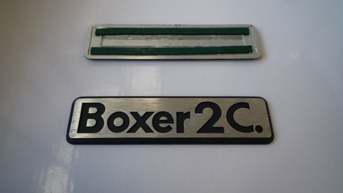 ALFA ROMEO 33 BOXER 2C or 4C Rear aluminum script 110 mm. lenght - Picture 5 of 6