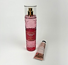 Bath  Body Works Champagne Toast Fragrance Mist and Hand Cream LOT OF 2 NEW