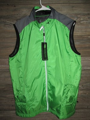 Mizuno Mens Running Gilet Black Breathable Lightweight Reflective Windproof Vest Jackets \u0026 Vests