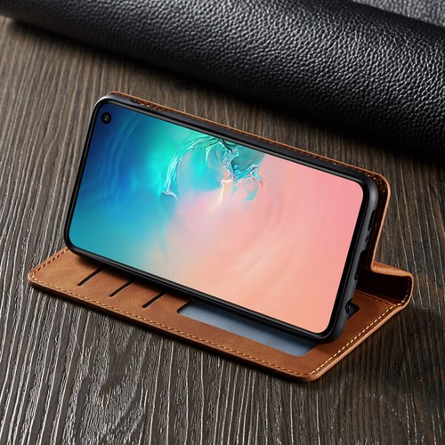 Magnetic Wallet Case Leather Flip Cover for Samsung Galaxy S10e S9+ S8+ S7 Edge - Picture 10 of 21