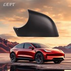Left Driver Side Door Wing Mirror Cover Lower Holder Black For Tesla Model Y