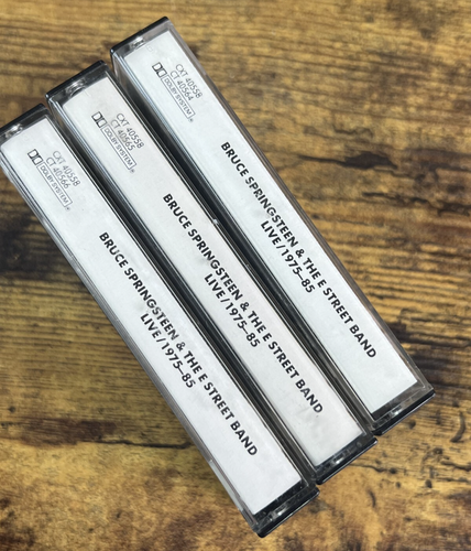 Bruce Springsteen & The Street Band Live 1975-85 Cassette Tape Vintage Columbia - Picture 1 of 10