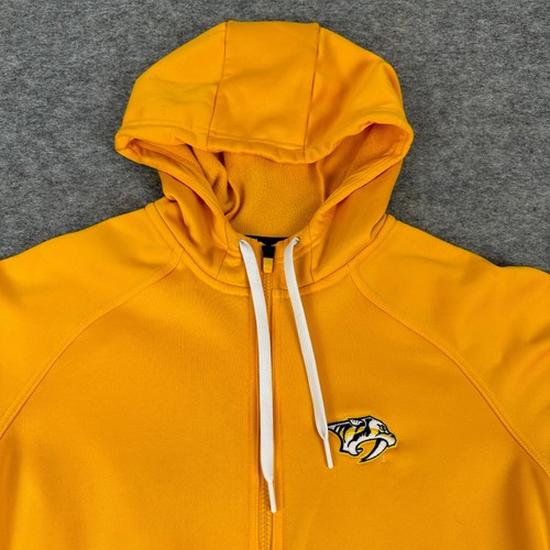 Adidas AeroReady Nashville Predators NHL Full Zip Hoodie Jacket Womens Small S - Picture 2 of 14