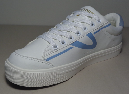 Tretorn / Size 6.5 / HOPPER - SERVE / White - Blue / Sneakers New Women's Shoes - Picture 10 of 22