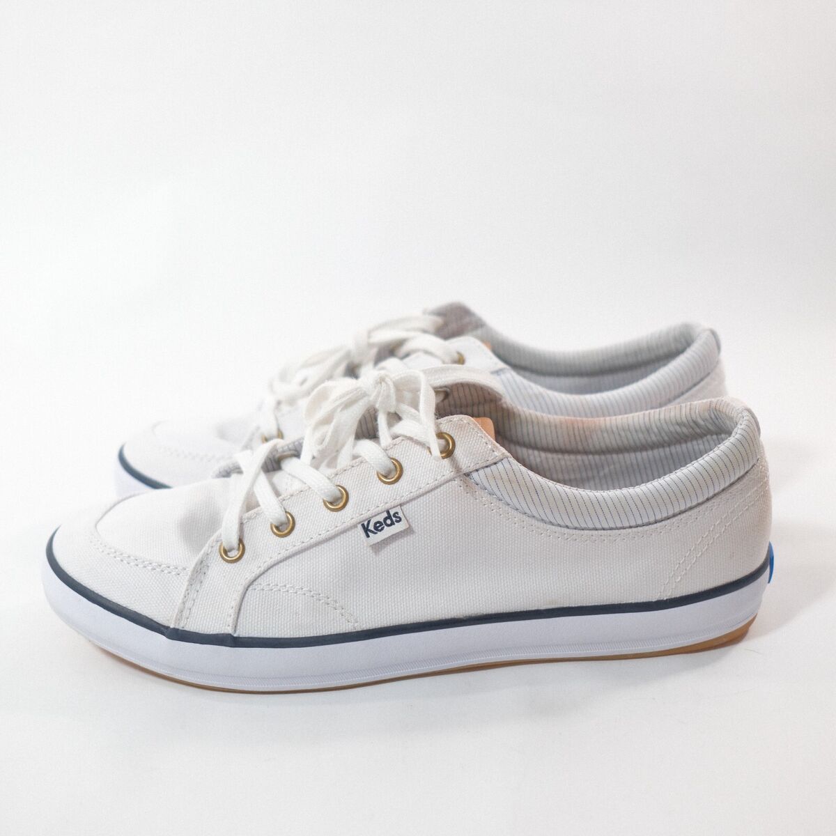 Keds center chambray white discount
