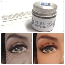 Delete Button Eye Gel Jar DMAE Haloxyl Caffeine Eyeseryl Puffy Dark Circles .5oz