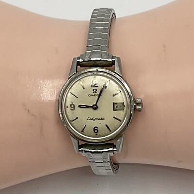 Vintage Ladies Omega Seamaster Ladymatic Watch Automatic, Working 