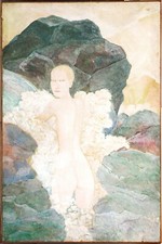 Livio Marzot X Philippe Daverio Dipinto Con Nudo Femminile 151x100cm 