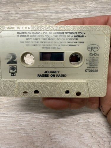 JOURNEY - Raised On The Radio CHROME Cassette Tape 1986 CBS Records - Picture 6 of 6