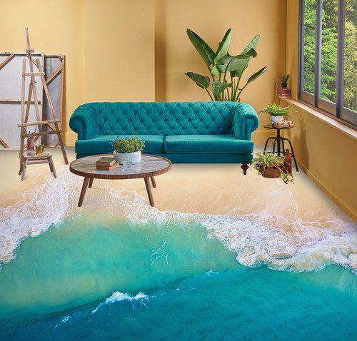3D WHITE SEA 2181 WallPaper Murals Wall Print Decal Wall Deco AJ