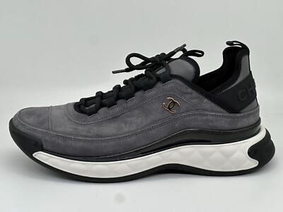 CHANEL 23K 2023 Suede CC Sport Lace Up Sneakers Kicks Shoes