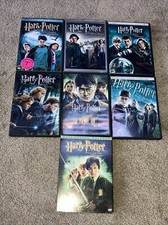 Lot Of 7 HARRY POTTER DVD Movies DVDs Collection Chamber Secrets, Azkaban Etc  