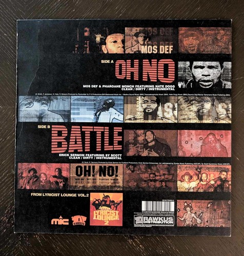 Mos Def: Oh No, 2000 Vinyl Record LP Album RWK-289 - Picture 3 of 13