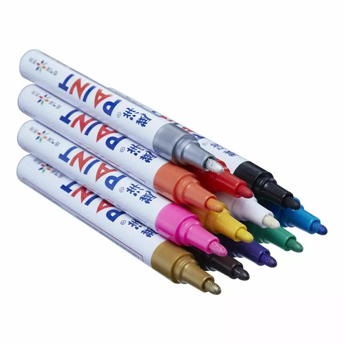 12Pcs Waterproof Permanent Paint Marker Pen For Car Tyre Tire Tread Rubber Meta* - Picture 12 of 12