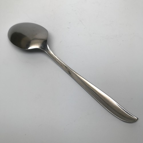 Vtg ONEIDA COMMUNITY "TWIN STAR" Stainless TEASPOON 6-1/8" - MCM GLOSSY - Picture 2 of 2