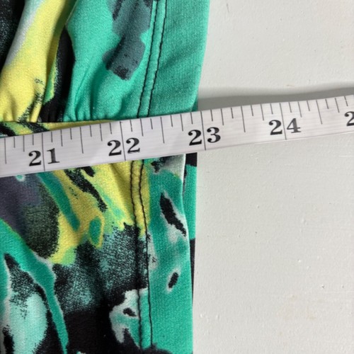 Style & Co Blouse Shirt Tank Top Women Petite Large Green Black Casual Summer - Bild 10 von 10