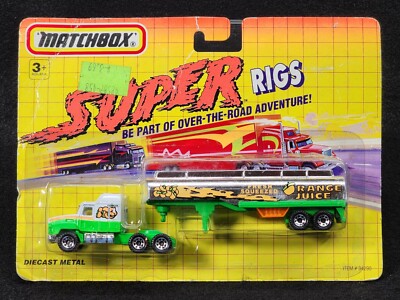 Matchbox Super Rigs Fresh Squeezed Orange Juice Mack CH600