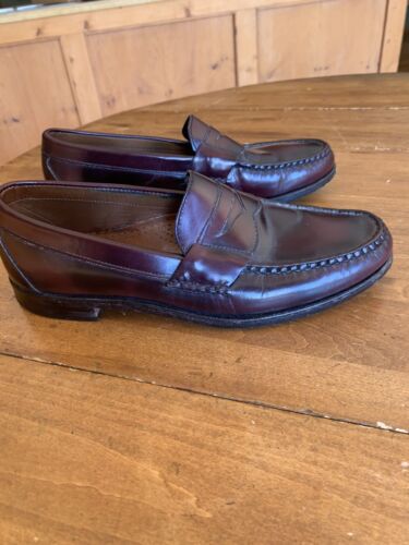 Allen Edmonds Walden Ox Blood Penny Loafers 10 D USA - Picture 5 of 12