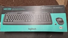 Logitech MK330 USB Keyboard and Mouse Black Never Used