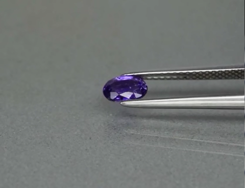 SAPPHIRE 0.57 ct Blue Oval 6.0x4.0x2.5mm Natural Untreated VS Clarity Madagascar - Picture 13 of 23