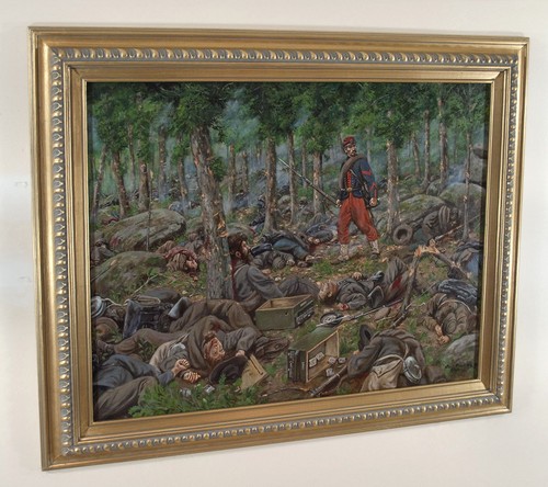 Mark Maritato Original Oil Painting Art Culp's Hill Requiem Civil War Gettysburg - Picture 3 of 10