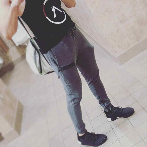 Men Fitness Joggers Casual Sweatpants Fashion High Street Trousers Pants - Picture 3 of 24