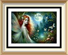 Home Decor Fantasy Floral Landscape Wall Art Print GWENHWYFAR Fairy Queen G9