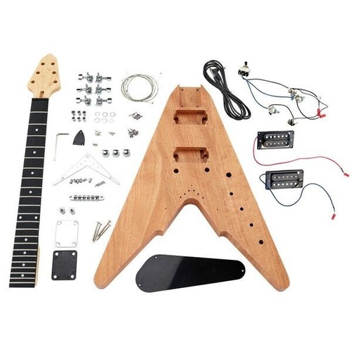 Harley Benton Victory DIY Electric Guitar Kit - Flying V - 第 1/10 張圖片