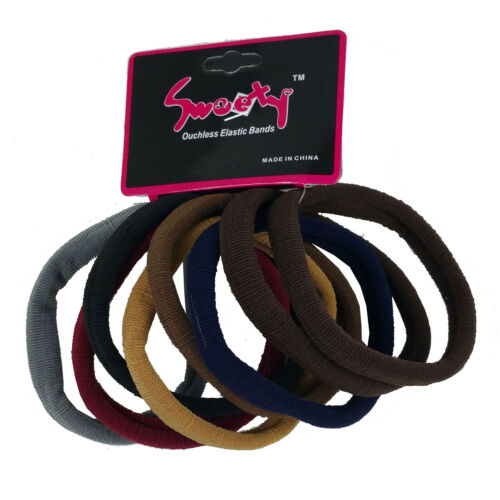 96 PCS Large Women Seamless Elastic Hair Ties Rubber Bands Ponytail Scrunchies - Picture 12 of 22