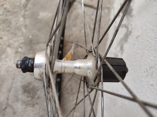 REAR CLINCHER RIM MAVIC OPEN PRO SHIMANO 600 CASSETTE HUB 36 HOLES RUOTA CORSA - Picture 11 of 17