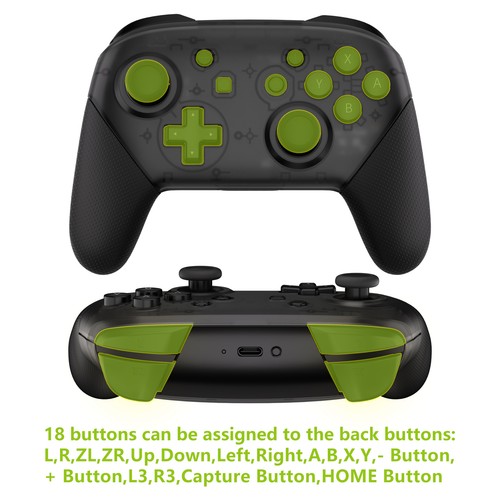 Back Buttons Befestigung Back Paddles RISE4 Remap Kit für Switch Pro Controller - Bild 7 von 12