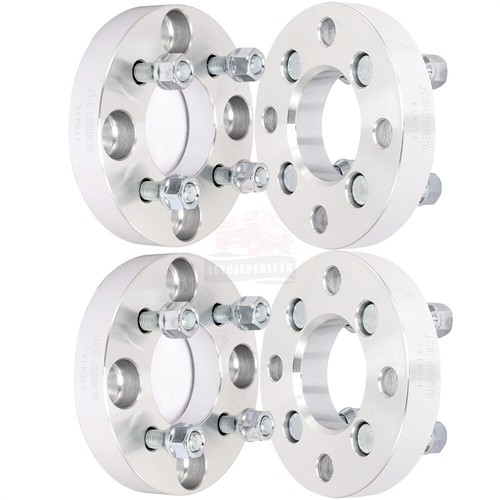 1" 4x4.5 4x114.3 to 4x100 Wheel Spacers Adapter For Nissan Cube Sentra - Picture 7 of 9