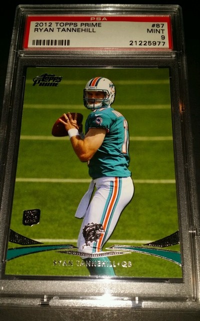 2015 PANINI DONRUSS 28 RYAN TANNEHILL RATED ROOKIE FOOTBALL CARD PSA 9 