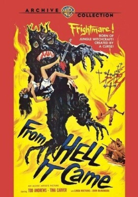 From Hell It Came DVD 1957 Tod Andrews, Gregg Palmer, John McNamara, Dan Miller