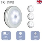 Bright LED Motion Sensor Light In/Outdoor Wall Stair Shed Lamp Battery Type