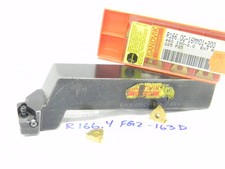 USED SANDVIK CARBIDE INSERT TURNING TOOL R166.4FGZ-163D WITH 10PCS. OF INSERTS