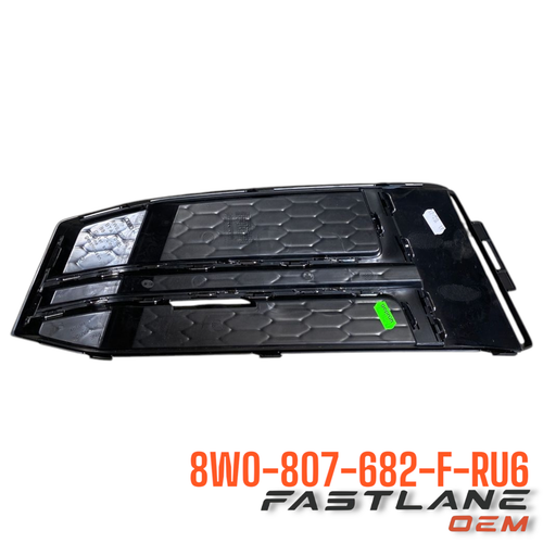2017-2017 AUDI A4/A4 QUATTRO RIGHT OUTER GRILLE NEW OEM 8W0-807-682-F-RU6 - Picture 4 of 8
