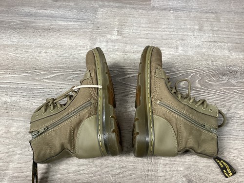 Dr. Martens Youth Size 3 COMBS Junior Tough Poly Green Boots Kids Boys Boot - Picture 8 of 11