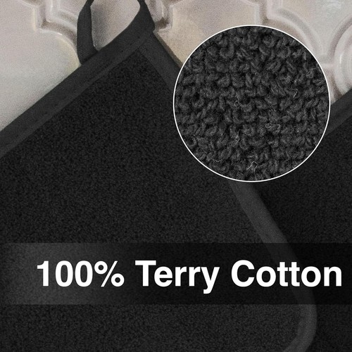 Terry Potholder & Hot Pad Unparalleled Heat Resistant Perfect for Your Kitchen B - Picture 5 of 11