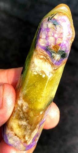 56,2g Gemmy !!! Natürliches fantastisches lila Charoit Kristall Exemplar ie3130 - Bild 10 von 15