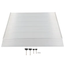 5.84"H 700lbs Self Supporting Angled Entry Threshold Ramp Ideal Aluminum