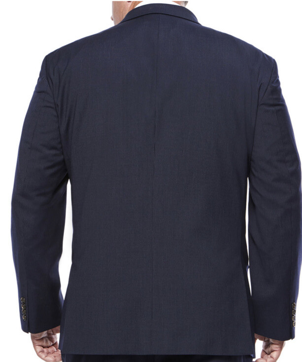 Stafford travel wool blend stretch classic fit suit jacket Clearance