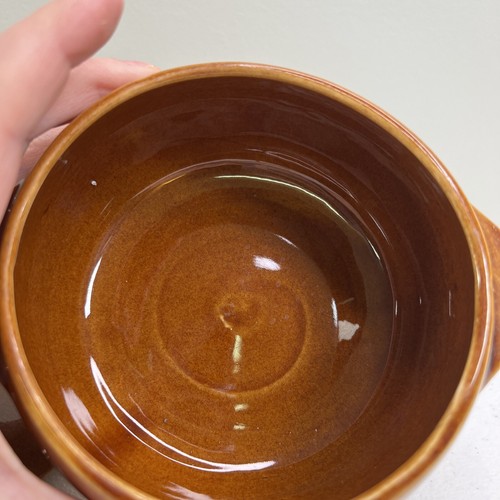 Casseruola vintage McCoy ceramica marrone piatto verdure con coperchio - Foto 5 di 7