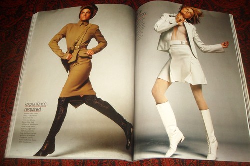 VOGUE MAGAZINE August 2001 - Amber Valletta, Charlotte Rampling - GREAT FASHION - Picture 13 of 24